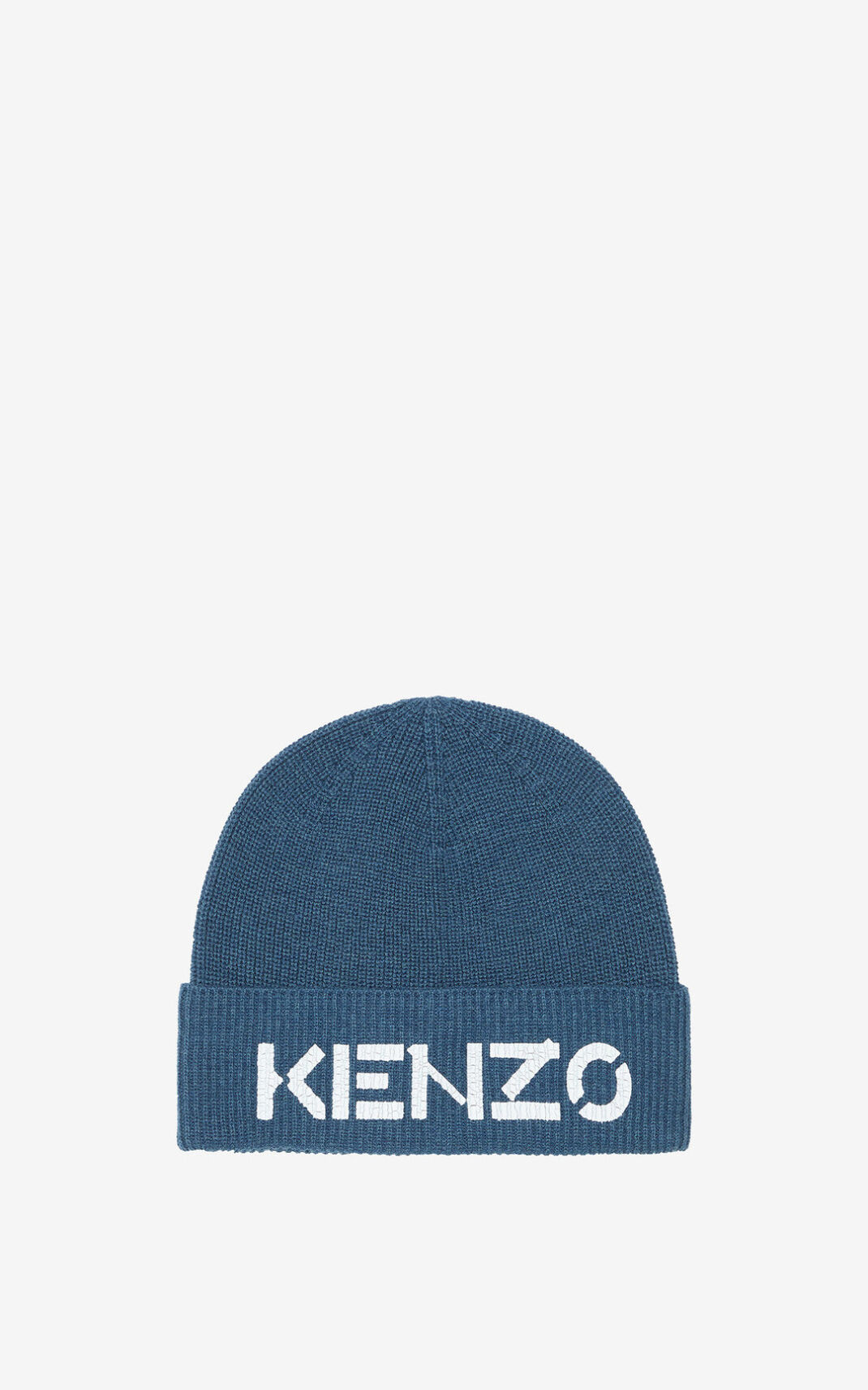 Kenzo Logo knit Bere Erkek Mavi | 2946-NSJXG